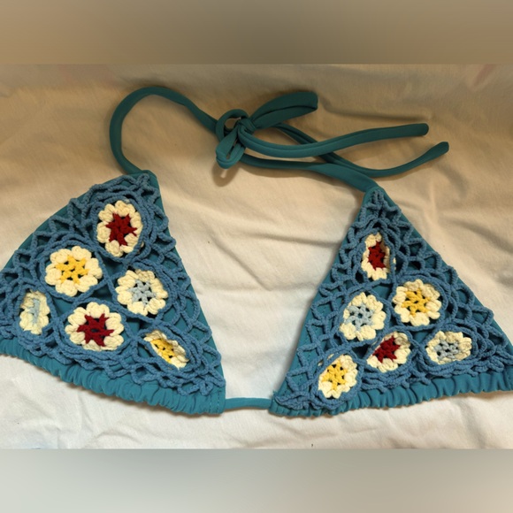BLUEMAN Brazilian Style (small coverage) Crochet Bikini Size XS to Small - Picture 2 of 7